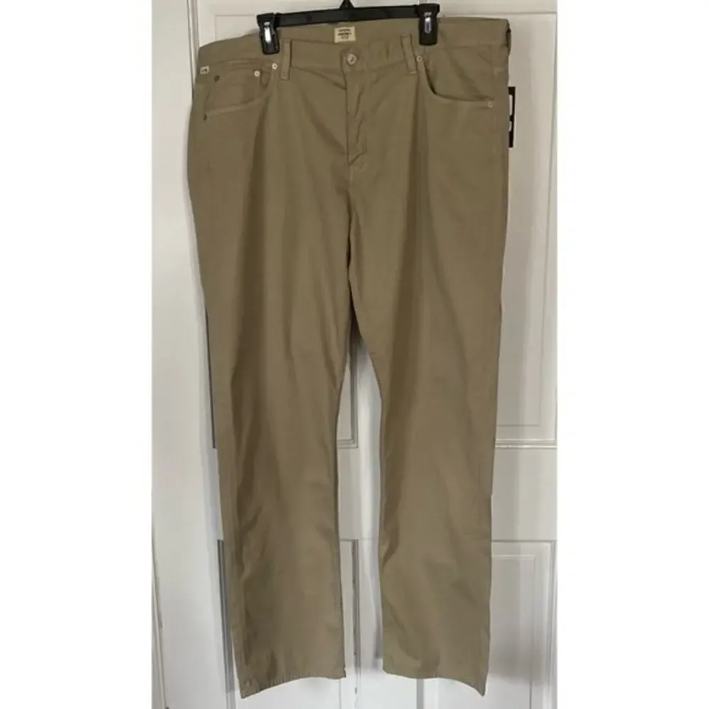 Citizens of‎ Humanity Gage Classic Straight Vintage Khaki Tan Jeans Size 40 NWT